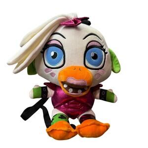 FIVE NIGHTS AT FREDDY'S FNAF GLAMROCK CHICA PLUSH BACKPACK BIOWORLD RARE